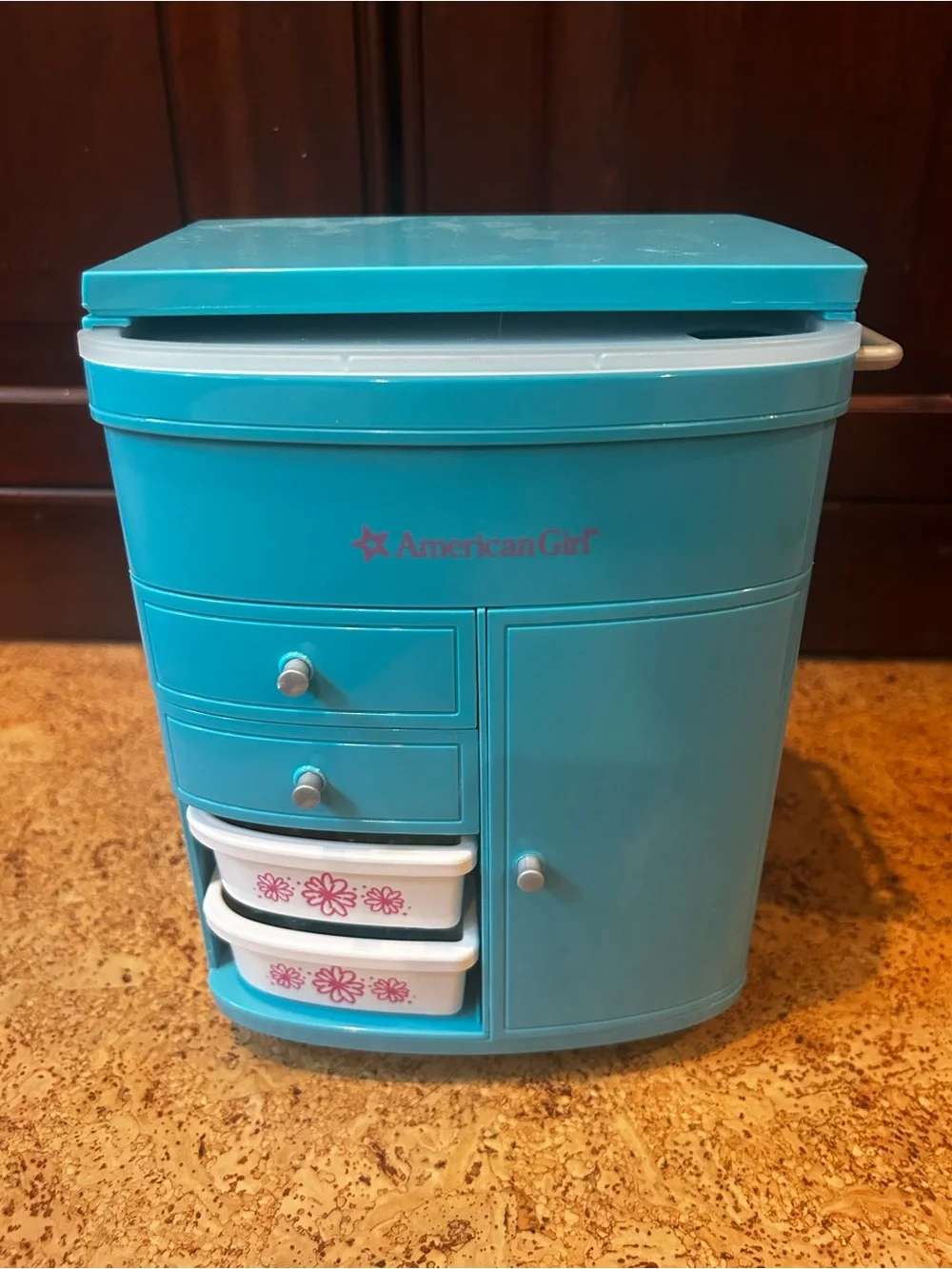American Girl Doll Truly Blue Hairstyling Caddy